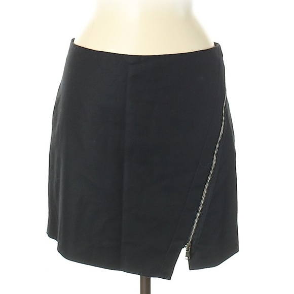 Zara Black Mini-Short Skirt | sz Medium - Picture 6 of 8